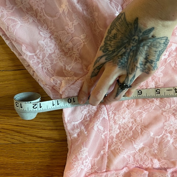 Fashion Nova pastel pink floral romper - Picture 6 of 7